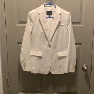 Banana Republic white Linen Cotton blazer